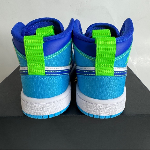Nike Air Jordan 1 Mid SE PS 10.5C Sprite Powder Racer Blue Green DA8011-400 - Picture 6 of 8